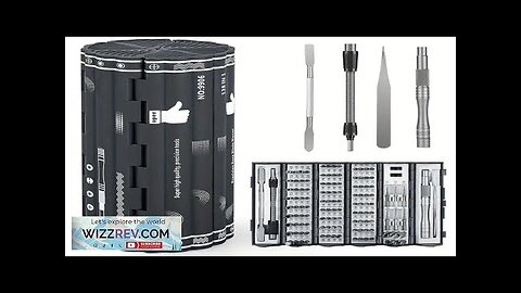 128 in 1 Precision Screwdriver Set CR-V Steel Magnetic Driver Kit Flexible Review