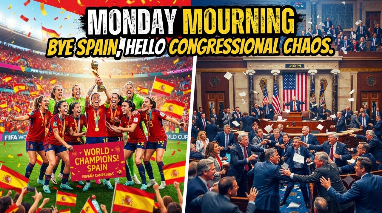 Monday Mourning- Goodbye Spain- Hello Congressional Chaos