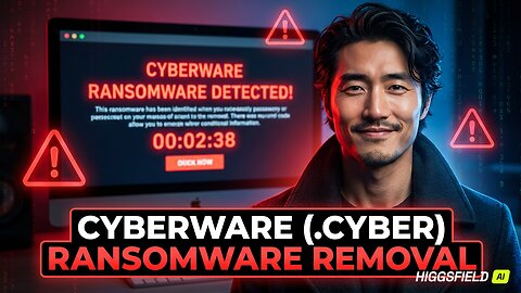 || SOLVED ✅🔘|| Cyberware (.CYBER) ransomware virus - removal and decryption