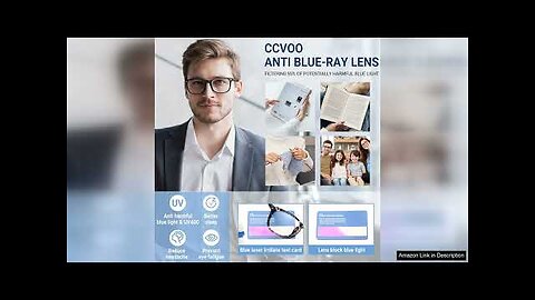 CCVOO 5 Pack Reading Glasses Blue Light Blocking Women/Men Anti UV Ray/Glare Review