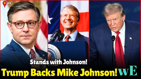 Donald Trump Backs Mike Johnson Amid Critical Speakership Vote on Capitol Hill - WorldEye