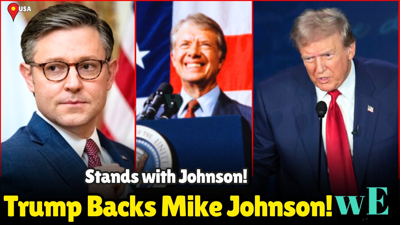 Donald Trump Backs Mike Johnson Amid Critical Speakership Vote on Capitol Hill - WorldEye