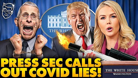 White House Reporters SCREAM As Press Secretary CONFIRMS Dr. Fauci Created COVID | 'Trump Was RIGHT'