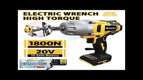 1/2in High Torque Electric Wrench Brushless Cordless Impact Wrench Decoration Team Power Review