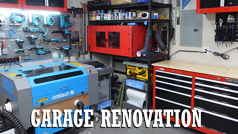 Garage Makeover | Full Renovation, Space-Saving Hacks & DIY Workbench Setup!