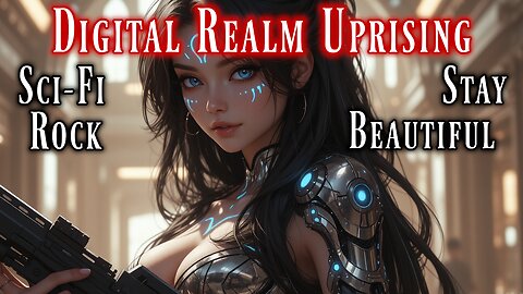 Digital Realm Uprising 🎼 Sci Fi Rock Music Album of Virtual Rebellion and Triumph 🎸 Replicant Rock