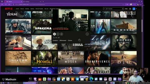 An evening Work stream