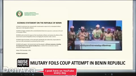 Benin Coup Step-by-Step Explained ｜ Tinubu’s Risk and Alleged France’s Involvement