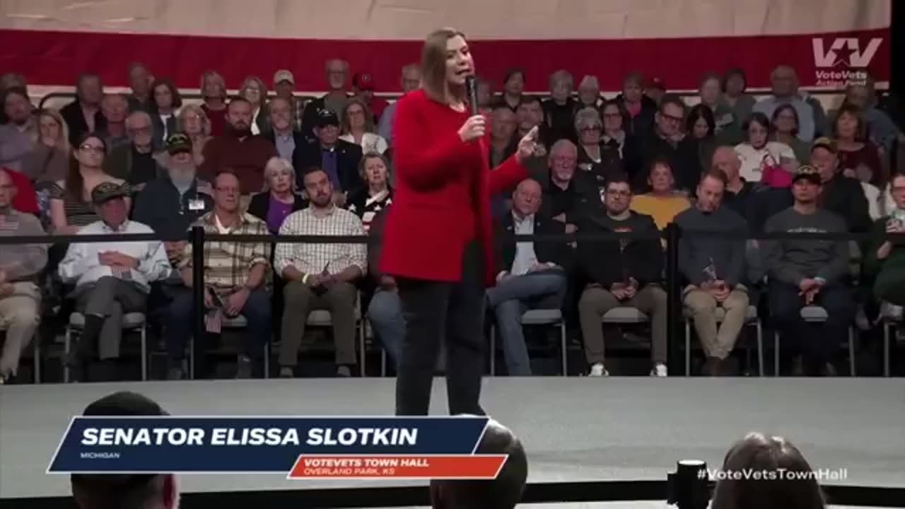 SEN. SLOTKIN: If Democrats are going to deal with the onslaught from the White House