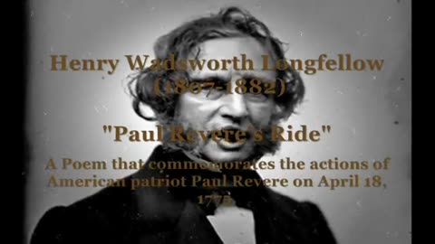 Henry Wadsworth Longfellow _Paul Revere's Ride_ Poem animation