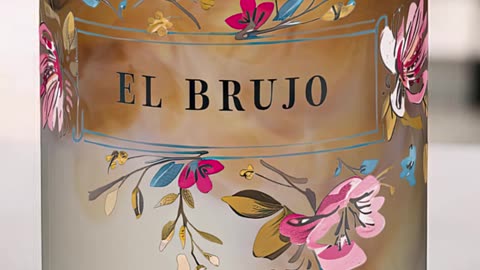 Vaso de vidrio único El Brujo - Elegancia y estilo #artesanía #decoración