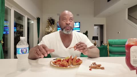 FRIED CHICKEN MUKBANG FT PAPA E