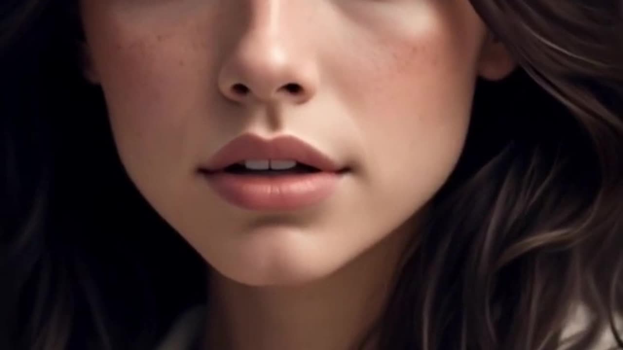 A Mysterious Brunette (still)