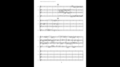 J.S. Bach – Motet: “Singet dem Herrn ein neues Lied”, Part 2 (Double Saxophone Choir)