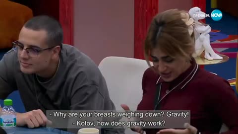 Big Brother Bulgaria - Flat Earther w triggered globe head