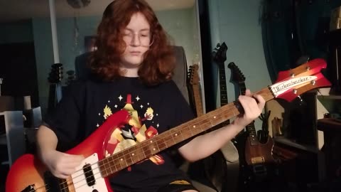 Crazy Little Thing/Queen bass play along by Cara
