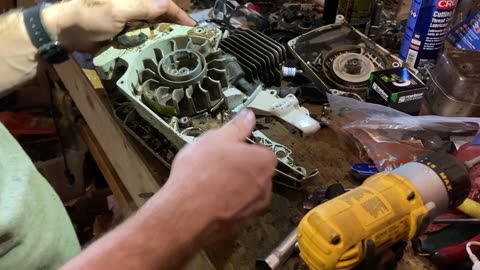 STIHL MS362 tear down complete