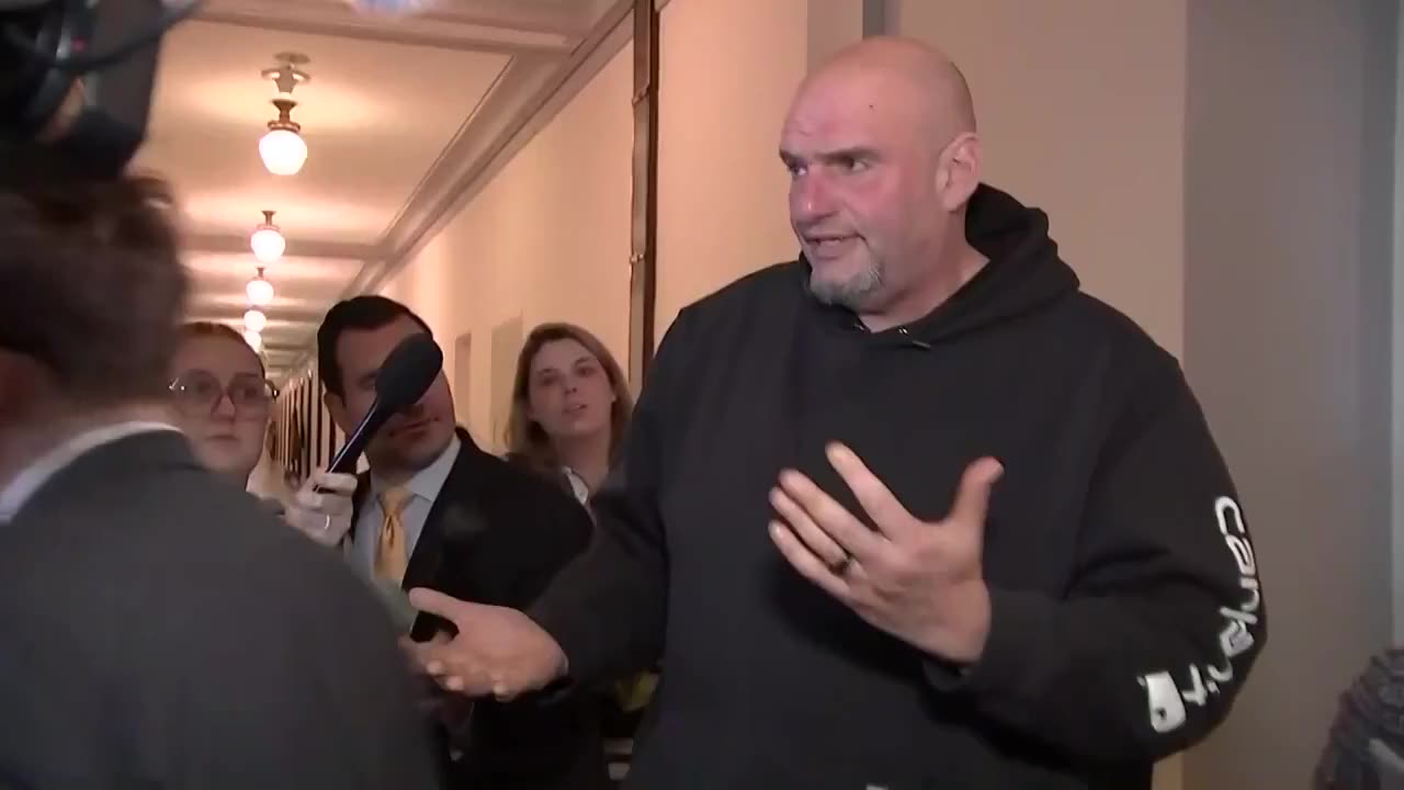 Fetterman Trolls Press When Asked About Mar-a-Lago Trip