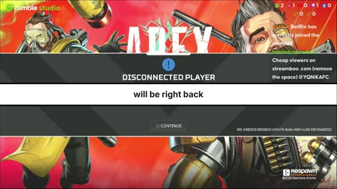 Going over to apex legends and doing a lot of matches