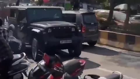 Noida: Man Arrested for Reckless Driving, Ramming Vehicles in Viral Thar Incident