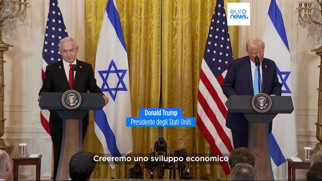 NOTIZIE DAL MONDO Trump riceve Netanyahu alla Casa Bianca e reclama il controllo statunitense su Gaza.Il presidente degli Stati Uniti ha dichiarato di non escludere il dispiegamento di truppe statunitensi per sostenere la ricostruzione di Gaza