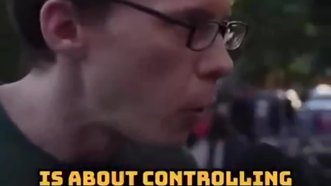 Random guy on the street thoroughly dispels the human-induced climate change...