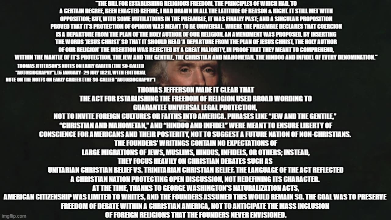 1821.7.29 Thomas Jefferson's Notes on Early Career The So-Called Autobiography