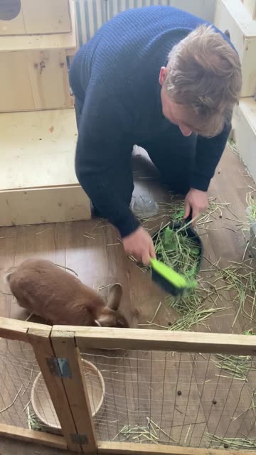 Peanut Does NOT Want Her Cage Cleaned