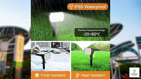 WELALO Solar Spot Lights Outdoor