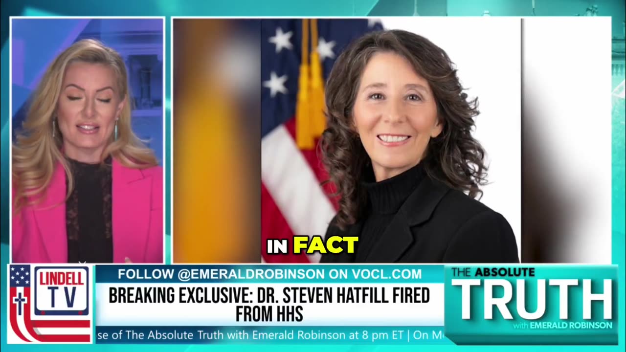🚨 BREAKING: Dr. Steven Hatfill FIRED from HHS 🚨