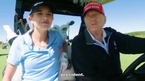 President Trump was interviewed by his granddaughter, fast clip