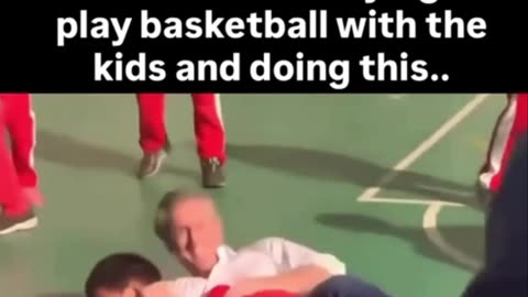 Newsom the hardscrabble basketball star throwing it down.