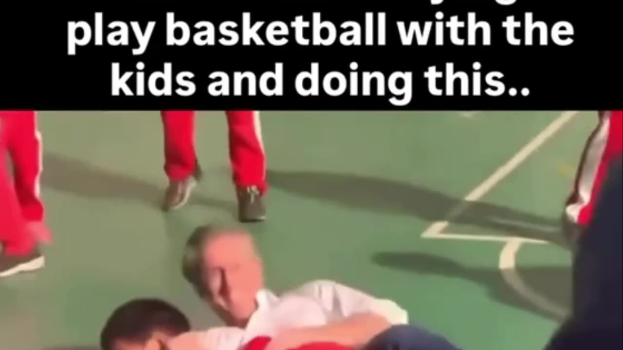 Newsom the hardscrabble basketball star throwing it down.