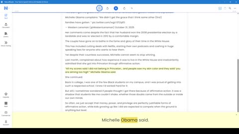 Michelle Obama Says America Did Not Show Her Family ‘Grace’ Because They Were Black