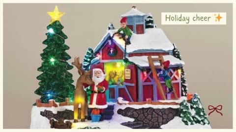 Gingerbread Surprise Tabletop Light-Up House