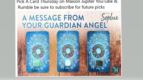A message from your Guardian Angel 🔮 PICK-A-CARD THURSDAYS
