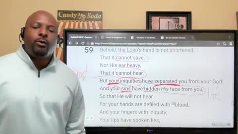 Episode 1520: God explains WHY He WILL NOT and CANNOT HEAR the sinner in his Flesh