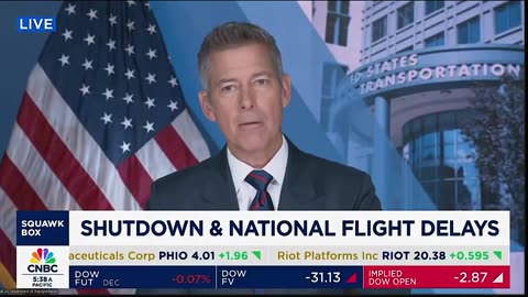 Sec. Sean Duffy reveals that it's not just air traffic controllers who are being affected