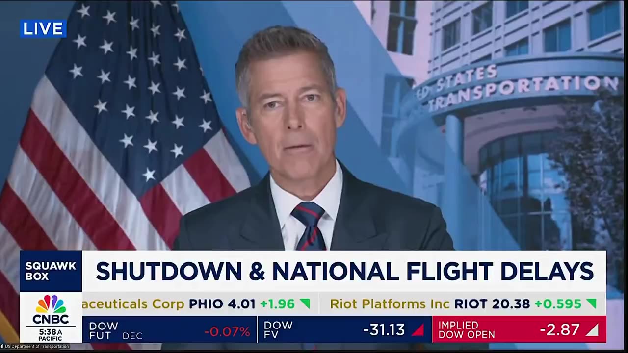 Sec. Sean Duffy reveals that it's not just air traffic controllers who are being affected