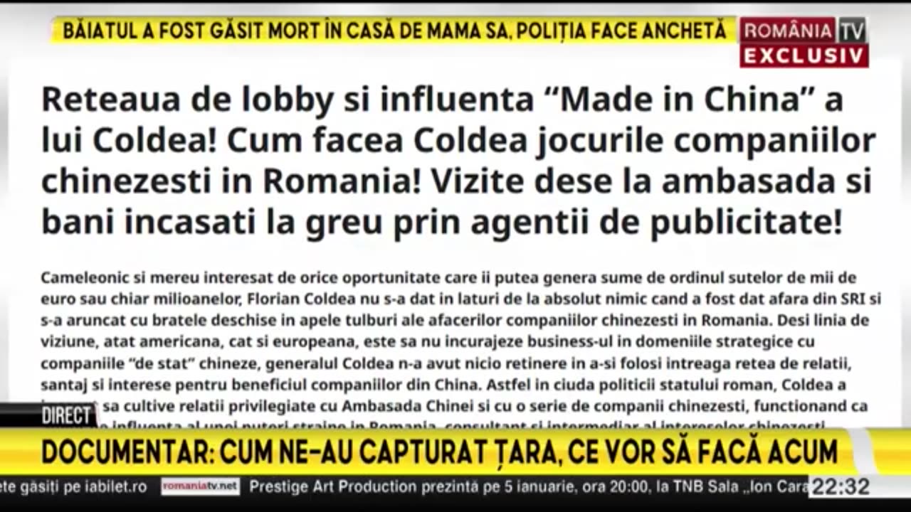 Documentarul ROMÂNIA TV despre modul în care rețeaua SOROS a acaparat puterea în România după 1989!