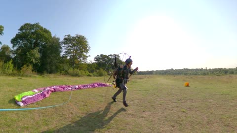 paramotor forward launch