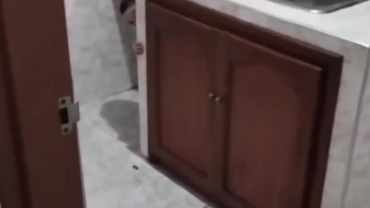 A man was home alone late at night when he suddenly heard the sound of a little boy laughing....