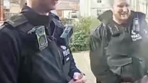 Crowborough locals having knocks on the door by Starmer's regime for the "crime"