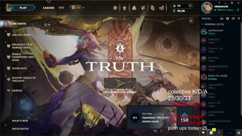 league of legend no comment
