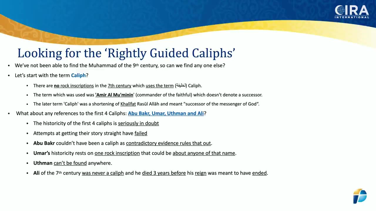 7 The Caliphate Delusion_ “Rightly Guided Caliphs” Never Existed! -The Search for