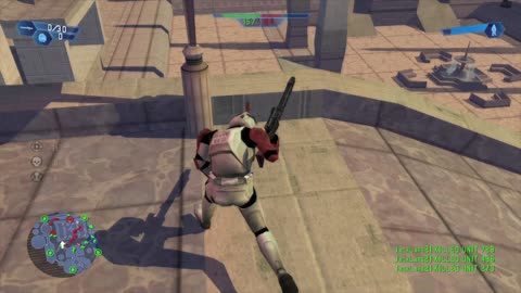 Star Wars Battlefront 2004: Instant Action Bespin: Cloud City Republic Gameplay