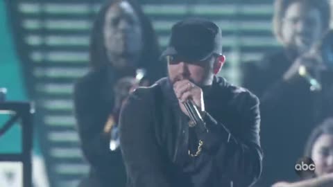 Eminem lose yourself live performance show at 92nd academy awards