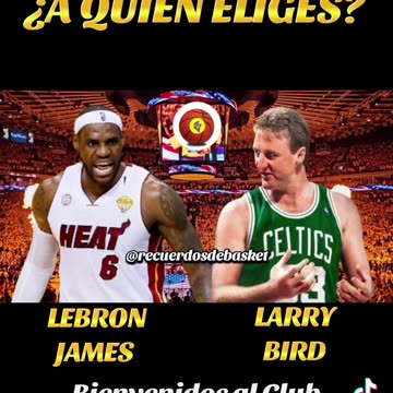 LEBRON JAMES VS LARRY BIRD #LebronJames #LarryBird #nba #baloncesto #basketball