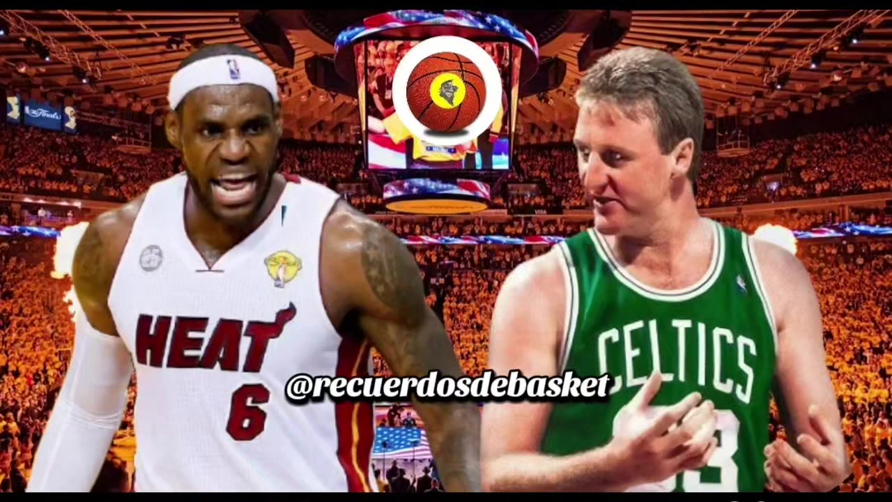 LEBRON JAMES VS LARRY BIRD #LebronJames #LarryBird #nba #baloncesto #basketball