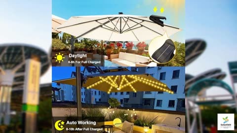 Solar Umbrella Lights